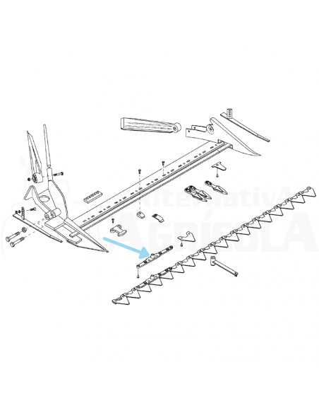 Cabeza de sierra segadora BCS