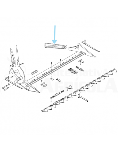Aleta Izquierda segadora BCS 20657