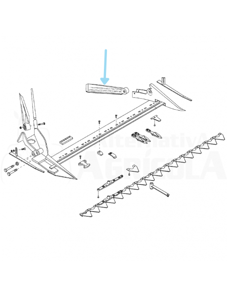 Aleta Izquierda segadora BCS 20657