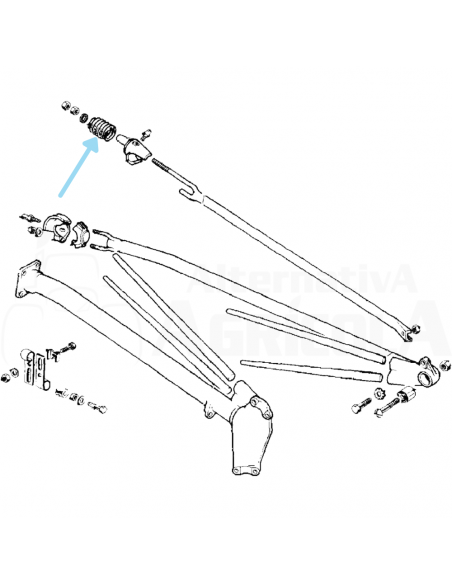Muelle tirante segadora BCS