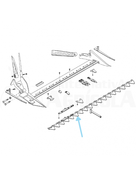 Sierra 19 cuchillas segadora BCS WPSBCS19C