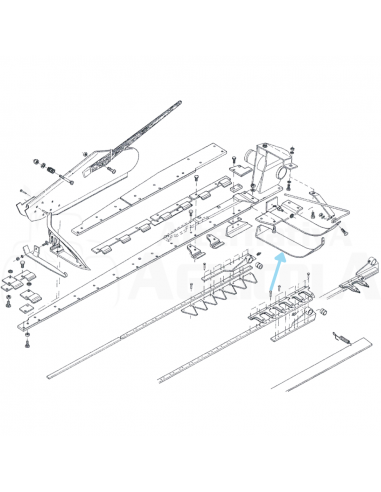Patín segadora Gaspardo Izquierdo FBR FB