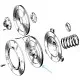 Disco embrague segadora BCS 2426