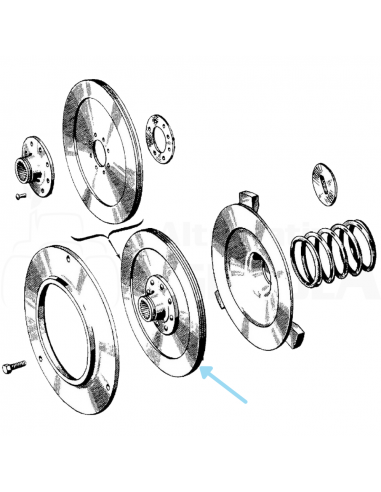 Disco embrague segadora BCS 2426