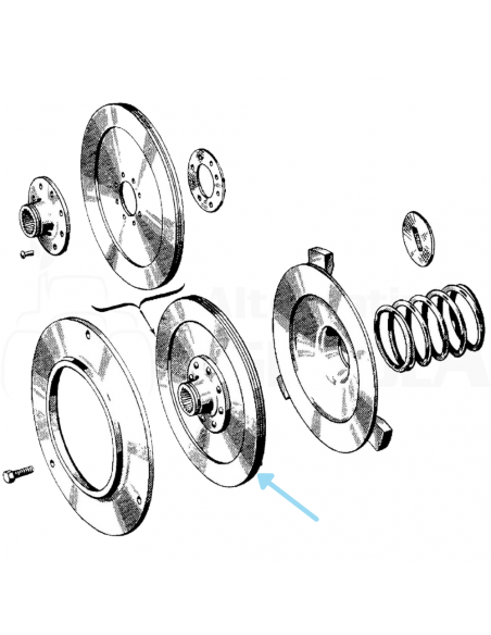 Disco embrague segadora BCS 2426