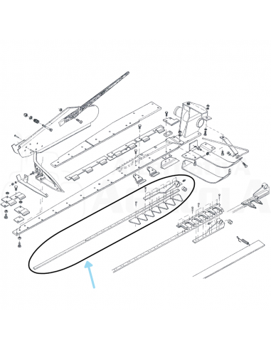 Sierra gaspardo FB 940 moderna 24 Cuchillas