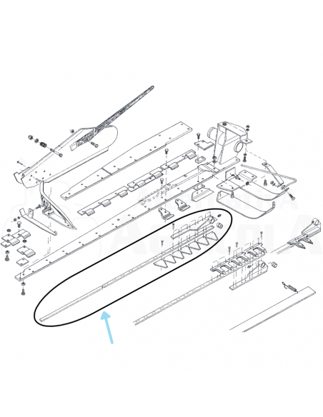 Sierra gaspardo FB 940 moderna 24 Cuchillas