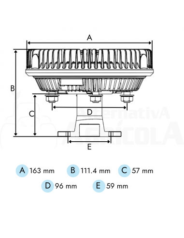 Embrague viscoso ventilador tractor Case IH MX