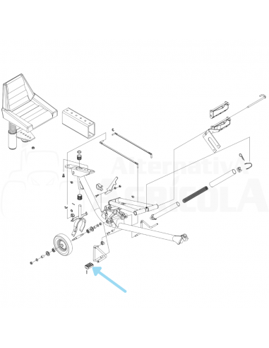 Pedal plástico BCS 2210