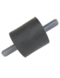 Soporte Taco Silentblock Macho/Macho Ø40x40