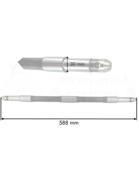 Eje fexible control profundidad  tractor Fiat varios modelos