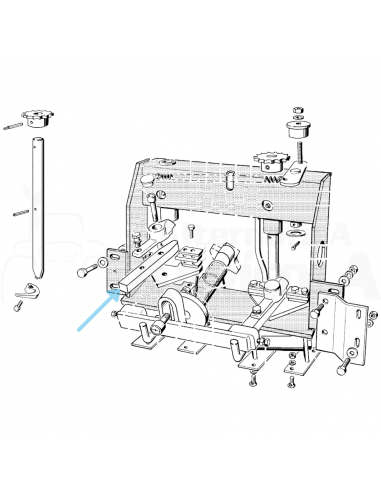 Empujador conjunto cierre empacadora Welger 1105290315