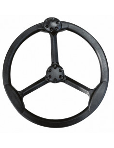 Volante dirección Ø 300 mm C6 con pomo para maquinaria agrícola