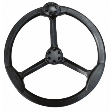 Volante dirección Ø 300 mm C6 con pomo para maquinaria agrícola