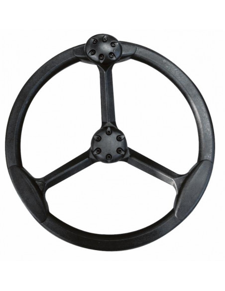 Volante dirección Ø 300 mm C6 con pomo para maquinaria agrícola