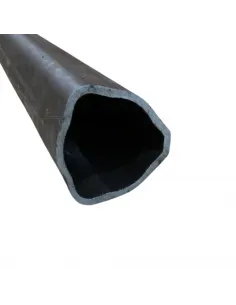 Tubo triangular exterior Cat 8 de 1metro para transmisiones