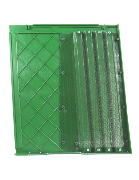 Tapa chapa lateral derecha con rejilla capó AL77936  John Deere S 5015, 6000, 6010