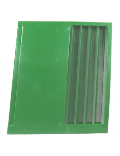Tapa chapa lateral derecha con rejilla capó AL77936  John Deere S 5015, 6000, 6010