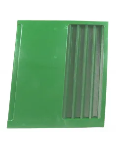 Tapa chapa lateral derecha con rejilla capó AL77936  John Deere S 5015, 6000, 6010