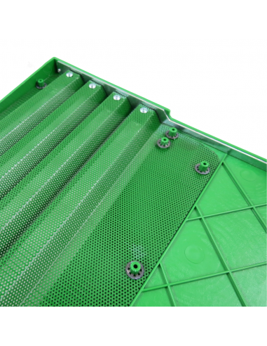 Tapa chapa lateral derecha con rejilla capó AL77936  John Deere S 5015, 6000, 6010