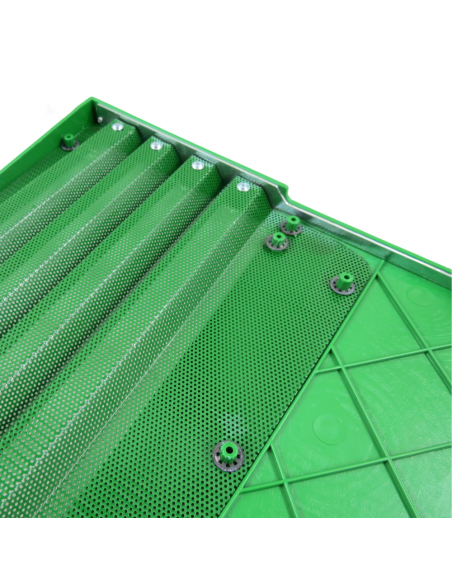 Tapa chapa lateral derecha con rejilla capó AL77936  John Deere S 5015, 6000, 6010