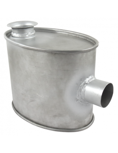 Silencioso de Escape para Tractores John Deere con escape a la Derecha Series 6005, 6010 y 6020 de 4 Cilindros. 