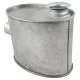 Silencioso de Escape para Tractores John Deere con escape a la Derecha Series 6005, 6010 y 6020 de 4 Cilindros. 