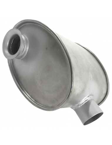 Silencioso de Escape para Tractores John Deere con escape a la Derecha Series 6005, 6010 y 6020 de 4 Cilindros. 