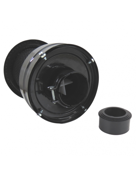 Prefiltro purificador aire tipo Turbo con adaptador para diferentes medidas de tubo
