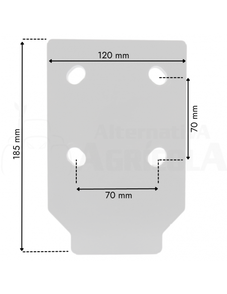Juego de 2 Guardabarros universales fijos para tractor