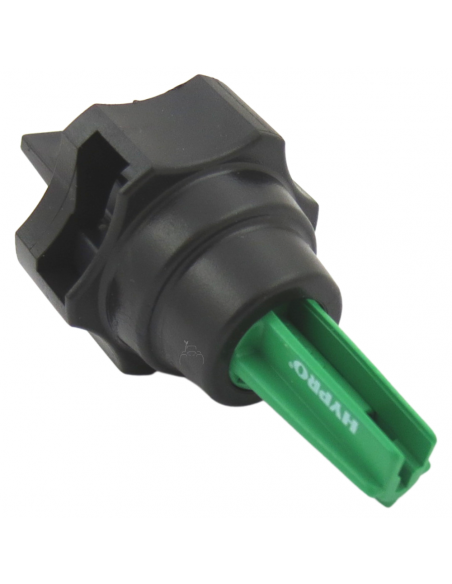 Boquilla XT verde con tuerca bayoneta