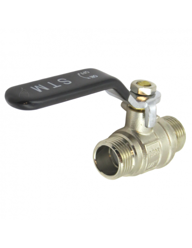 Grifo de esfera macho - macho 1/2"