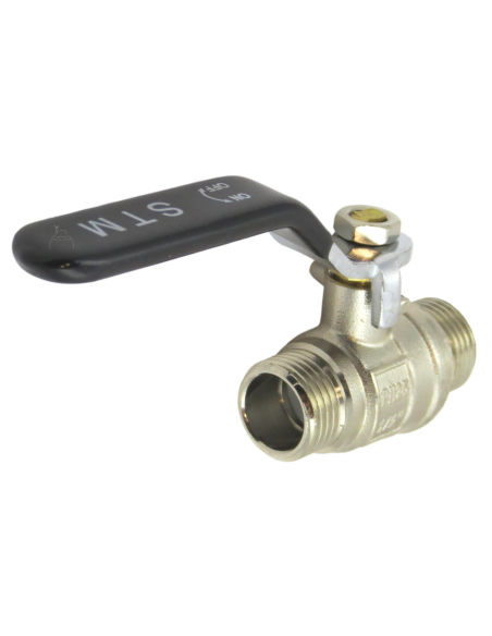 Grifo de esfera macho - macho 1/2"