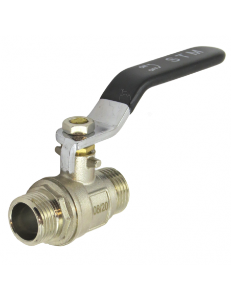 Grifo de esfera macho - macho 1/2"