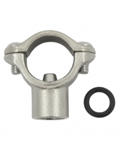 Reducción Macho 1/2" a Hembra 3/8" en Latón.