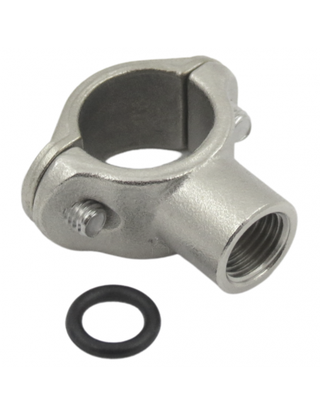 Reducción Macho 1/2" a Hembra 3/8" en Latón.