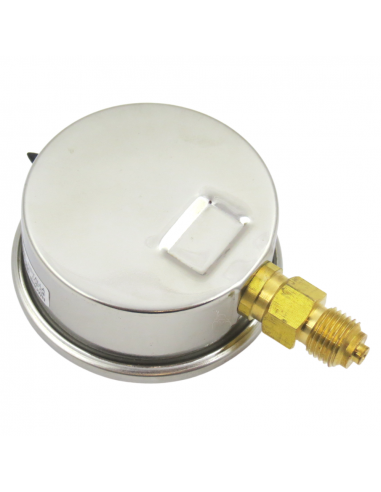 MANOMETRO GLICERINA INOX 63MM 0-10