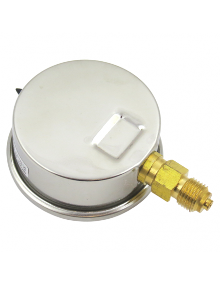 MANOMETRO GLICERINA INOX 63MM 0-10