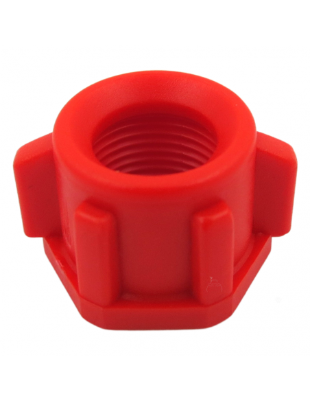 Tuerca plástico 3/8" portaboquillas