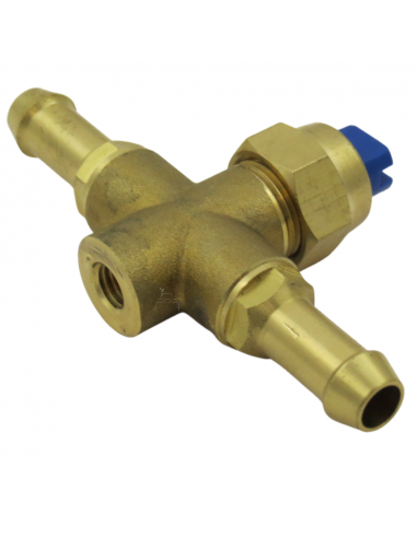 Portaboquilla desmontable en Latón con Filtro 2 espiga 10mm