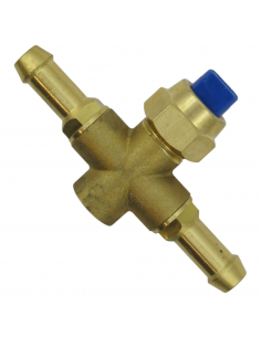 Portaboquilla desmontable en Latón con Filtro 2 espiga 10mm