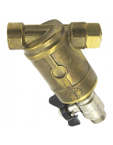 Filtro de latón Inclinado 40 MESH con tuerca loca para equipos de fumigación