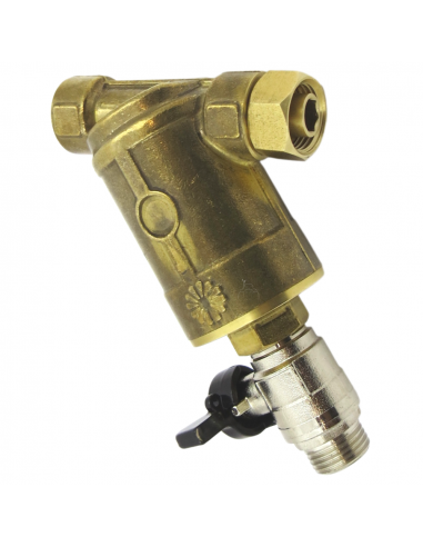 Filtro de latón Inclinado 40 MESH con tuerca loca para equipos de fumigación