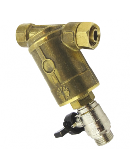 Filtro de latón Inclinado 40 MESH con tuerca loca para equipos de fumigación