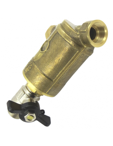 Filtro de latón Inclinado 40 MESH con tuerca loca para equipos de fumigación