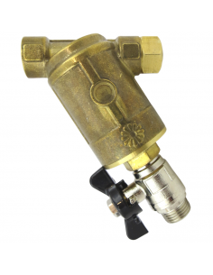 Filtro de latón Inclinado 40 MESH con tuerca loca para equipos de fumigación