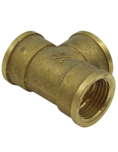 Te hembra latón 1/2"