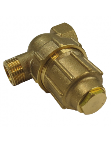 Mini Filtro de Latón 50 MESH de 1/2" (21mm) 50bar y 4,2 L/min