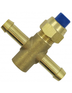 Portaboquilla en Latón con Filtro Antigota 2 espiga 10 mm