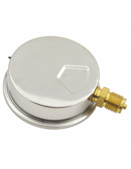 MANÓMETRO GLICERINA INOX. Ø 100 MM. 0-60 BAR.